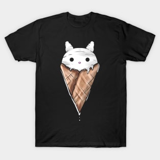 Sweet Easter Bunny Ice Cream Cone On Easter T-Shirt